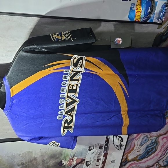 L Baltimore Ravens Custom Sublimated NFL Football Game Day Fan Jersey - Picture 6 of 8